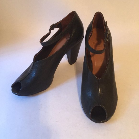 Cocolico Mary Jane Peep Toe Heels - Picture 9 of 13